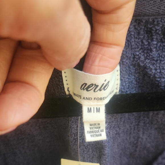 Aerie Blue Lightweight Shirt Jacket - Picture 2 of 8